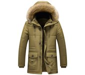 Chaqueta cálida con capucha para hombre, abrigos gruesos, chaquetas casuales a la moda, Otoño e Invierno
