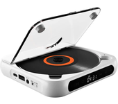 Bluetooth-Compatible CD Player LCD Screen Car CD Player A-B Repeat 1200 MAh Battery Friend Family Student portable dvd player