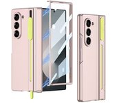 Magnetic Hinge For Samsung Galaxy Z Fold 6 Case Gear Push S Pen Slot Protective Film Cover