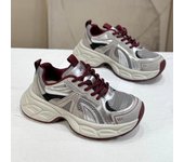 Mostrar alto retro versátil papá zapatos mujer marea 2025 nueva primavera plataforma zapatillas