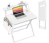Plegable  Soporte  Monitor 80cm Pequeño  Oficina  Gancho Morno   Bolsa  Almacenamiento  Estudio Blanco