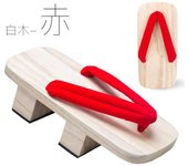Men's flat Geta kimono flip flops, slippers, cosplay shoes, men's sandals, traditional Japanese wooden sandals