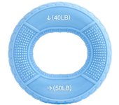 Silicone Grip Silicone Grip Strength Ring Wrist Strength 20-80LB Strength Hand Grip Ring Finger Correctors Power Training