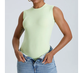 Running Sports Tank Top Women Long Slim Round Neck Yoga Clothing Tops Comfortable Quick Dry Outdoor Sleeveless Fitness Tank Top