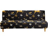 Cubierta de sofá sin reposabrazos, cubierta de cama de sofá, cubierta protectora de sofá futun, decoración navideña