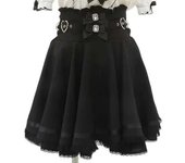Japanese Skirts Women 2025 Faldas Mujer De Moda Goth Bow Patchwork Lace Ruffles A-e Jupe High Waist Kawaii Plaid Mini Skirt