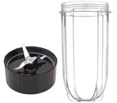 Magic Cup and Blade Replacement, Magic High 16 Oz Cups and Premium Extractor Blade Fits Magic 250W Models