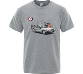 Men's Cotton T-Shirt, Loose Fit, Casual, Breathable, Sweat, Crew Neck
