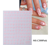 Black White Letters Nail Sticker Abstract Art Words Label 3D Design Sliders Graffiti Line Decals Foil Manicure Accessories