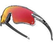 SCVCN Polarizadas Gafas de Ciclismo con 3 Lentes Intercambiables Hombres Mujeres Bicicletas
