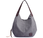 Bolso de mano de lona para mujer, bolsa de mano moderna de alta calidad para chica