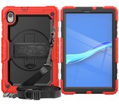 For Lenovo Tab M10 HD 2nd Gen 10.1 inch 2020 with Screen Protector & Shoulder Strap Hand Strap Stand Case