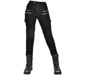 Nueva cremallera doble estilo metálico Motocross Moto Pantalones Hombres para mujer Jeans para montar al aire libre Con Equipo de protección Pantalones de motocicleta