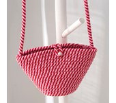 Shopper Tote Ladies Bag Casual Cotton Woven Women Handbag Small Weaving Shelll Beach Bag Shoulder Crossbody Bags