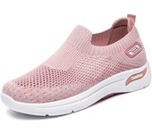 Zapatos 2025 verano nuevos zapatos de las mujeres casual zapatos de la madre calcetines zapatos de malla zapatillas de suela suave