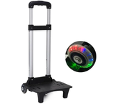 Aluminum Alloy Luggage Travel Durablel Hand Cart Pullling Rod Carrier Student Backpack Pet Bag Trolley Rack