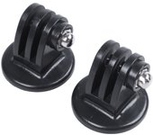 Tripod mount adapter Black GoPro Hero 4 3 + 3 2 1 (2 packages)