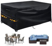Jardín Exterior, Conjuntos de Muebles Cubierta Impermeable, Paño de Oxford 600D, para Sofa de Jardin,