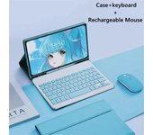 For Samsung Tab A8 Keyboard Case Mouse Bluetooth Wireless Spanish Keyboard Tablet Magnetic Cover Funda