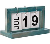 1 Pcs Wooden Flip Calendar Perpetual Desktop Office DIY Yearly Planner Calendar Wooden Flip Calendar Rustic, Wooden, Flip Calendar, Perpetual Calendar Home, Office, Hotel Exquisite, Beautiful