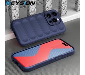 KEYSION Shockproof Case for iPhone 15 Pro Max 15 Plus Soft Silicone Anti-skid Phone Back Cover for iPhone 14 Plus 12 13 Pro Max