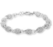 Pulsera 925 plata cuentas para mujer, brazalete bola suerte ajustable, hueco lujo, regalo boda