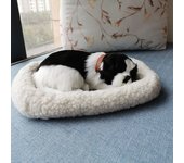 Realista dormir sudadera respiración Gato Perro peludo con Esterillas Creativos animales Decoración
