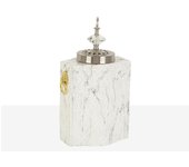 BOTE CERAMICA/METAL PLATEADO HM841111 FIJALO