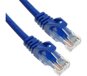 Cable de red ethernet Cat. 6a UTP de 1 m de color azul - BeMatik