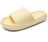 Zapatillas Mujer,sandalias de baño, Baño de Masaje Baño Deslizamiento Secado rápido Toe Abierto Súper suave Cómoda Sandalias de Suela Gruesa Pantuvlas, Suela Gruesa extra de 4 cm, exterior para interior Playa, Playa.