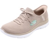 Deportivas Skechers Slip-Ins: Summits - New Daily Para Mujer Color Taupe Modelo Vegano