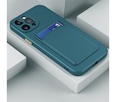 Card Bag Silicon Cover for iPhone 15 11 12 13 14 Pro Max XS X XR Wallet Cases for iPhone 15 14 Plus 12 13 Mini Shockproof Funda