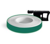 Llantasde Rueda para ruedas de motorteta reflectantes Verdes de 7 mm x 6 Mt con aplicador