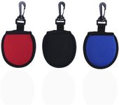 Bolsa de limpieza de golf con clip, paquete de 3, bolsa de lavado portátil para golf
