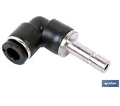 Codo adaptador orientable t-10   caja 2 unid.