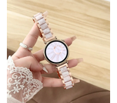 18 20 22mm Resin Metal Strap for Huawei GT 5 gt4 41mm 46mm Women Stainless Steel Band for Samsung Galaxy Watch 7 6 5 4 fe Correa