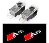For Audi A5 8T 2008 - 2011 2012 2013 2014 2015 2016 2017 2018 - 2020 Car Door Light Led HD Projector Lamp Accessories