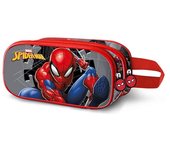 Marvel Spiderman Symbol 3D Double Pencil Case, Grey