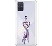 Funda compatible con Samsung Galaxy A71 - Atrapasuenos corazon