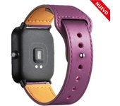 20mm 22mm Leather Strap for Samsung Galaxy Watch 7/6/5/4 40 44mm Amazfit Bip 5/Bip 3 pro/GTS/GTR 4 Bracelet Xiaomi Redmi strap
