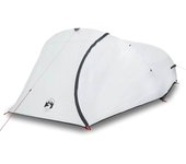 vidaXL Tienda de campaña iglú 4 personas tela opaca impermeable blanco