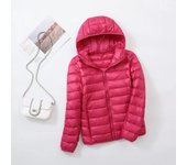Light Plus Size Thin Down Jacket Women 2023 Autumn Winter Slim Short Hooded Warm White Duck Down Coat lady Outerwear