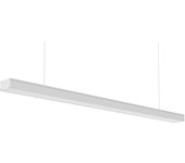 Barra/techo suspendido LineX OFFICE 240cm 1x80W LED 6400lm 3000K 120° C.240xAn.7xAl.Reg.cm Blanco