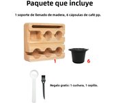 1PCS Coffee Filling Tool 6PCS Reusable Capsules For Nespresso Original Line Machines Espresso Refillable Pods Filling Rack