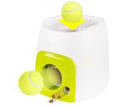 Pet Ball Launcher Toy Dog Tennis Ball Food Reward Machine Thrower Interactive Therapy Slow Feeding Toys for Cats and Dogs