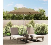 vidaXL Tela de Repuesto para Sombrilla Azure 300 cm Parasol Toldo Terraza Color Azul celeste,  Arena,  Antracita