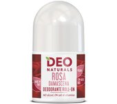 Desodorante Roll-on con Rosa de Damascus 50 ml-Nutritive Deo Naturals Para Pieles Madura, fragancia dulce con aloe vera orgánico desodorante natural