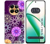 Tumundosmartphone Funda Silicona para Realme 12 5G / 12x 5G diseño Radial Dibujos