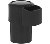 3Pcs Saxophone Plug Anti Button Collision Alto Saxophone Bent Neck Plug ABS Black Protector Woodwind Musical Instrument Parts