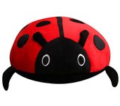 Cute Plush Toy Soft Ladybug Ladybird Insect Hold Doll Pillow Cushion Novelty Children Birthday Gift (Red, 40cm/15.7inch)